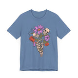 For You - Gothic Floral Skeleton Hand Halloween Shirt