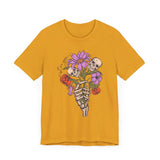 For You - Gothic Floral Skeleton Hand Halloween Shirt