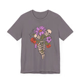 For You - Gothic Floral Skeleton Hand Halloween Shirt