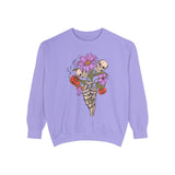 For You - Gothic Floral Skeleton Hand Halloween Sweatshirt