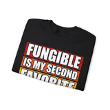 Fungible Quote Crypto Crewneck Sweatshirt – Cryptocurrency Shirt for Enthusiasts, Traders, and Meme Lovers