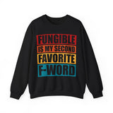 Fungible Quote Crypto Crewneck Sweatshirt – Cryptocurrency Shirt for Enthusiasts, Traders, and Meme Lovers