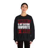 Fungible Second Favorite Crypto Crewneck Sweatshirt – Cryptocurrency Shirt for Enthusiasts, Traders, and Meme Lovers