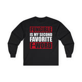 Fungible Second Favorite Crypto Long Sleeve – Cryptocurrency Shirt for Enthusiasts, Traders, and Meme Lovers