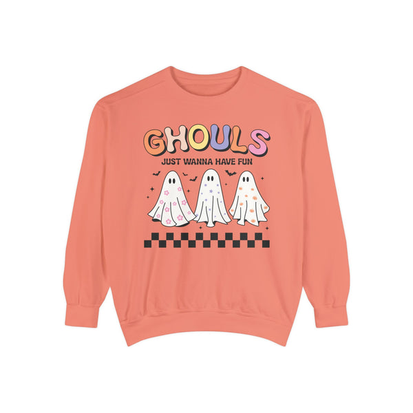 Ghouls Just Wanna Have Fun - Halloween Ghost Friends Graphic Sweater