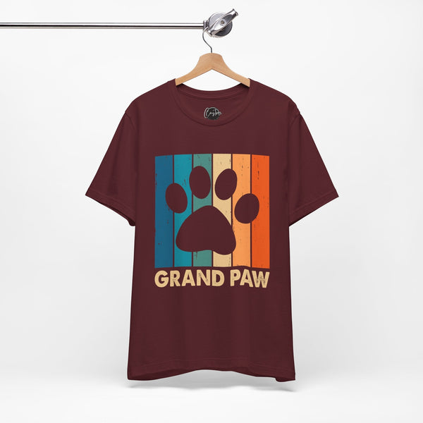 Grand Paw - Dads T-Shirt, Fathers Day Shirt, Dad Birthday Gift, Cool Gift for Dads, Gift for Dad, Husband Gift, Gift