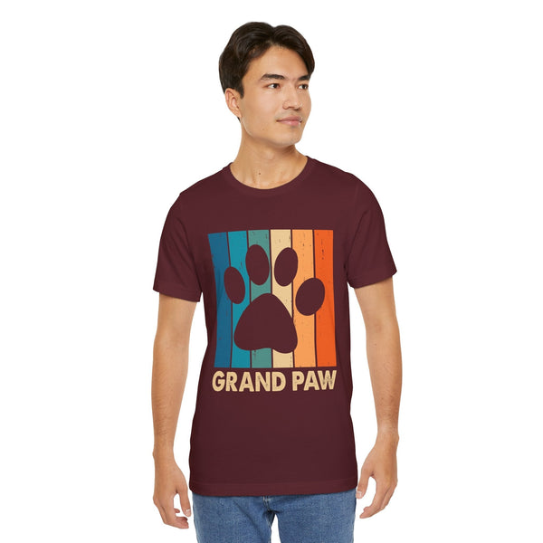 Grand Paw - Dads T-Shirt, Fathers Day Shirt, Dad Birthday Gift, Cool Gift for Dads, Gift for Dad, Husband Gift, Gift