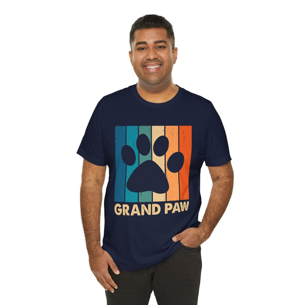 Grand Paw - Dads T-Shirt, Fathers Day Shirt, Dad Birthday Gift, Cool Gift for Dads, Gift for Dad, Husband Gift, Gift