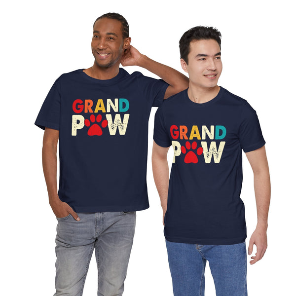 Grand Paw - Dads T-Shirt, Fathers Day Shirt, Dad Birthday Gift, Cool Gift for Dads, Gift for Dad, Husband Gift, Gift