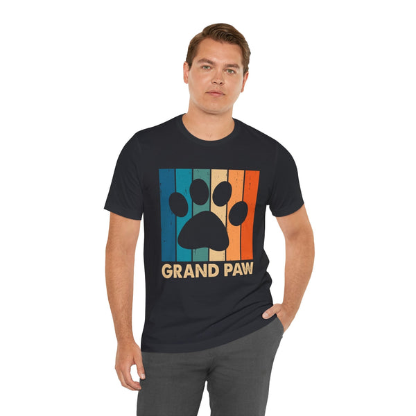 Grand Paw - Dads T-Shirt, Fathers Day Shirt, Dad Birthday Gift, Cool Gift for Dads, Gift for Dad, Husband Gift, Gift