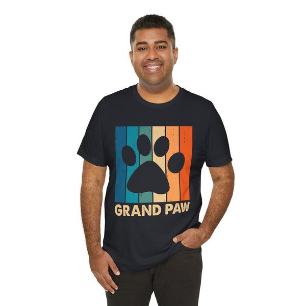 Grand Paw - Dads T-Shirt, Fathers Day Shirt, Dad Birthday Gift, Cool Gift for Dads, Gift for Dad, Husband Gift, Gift