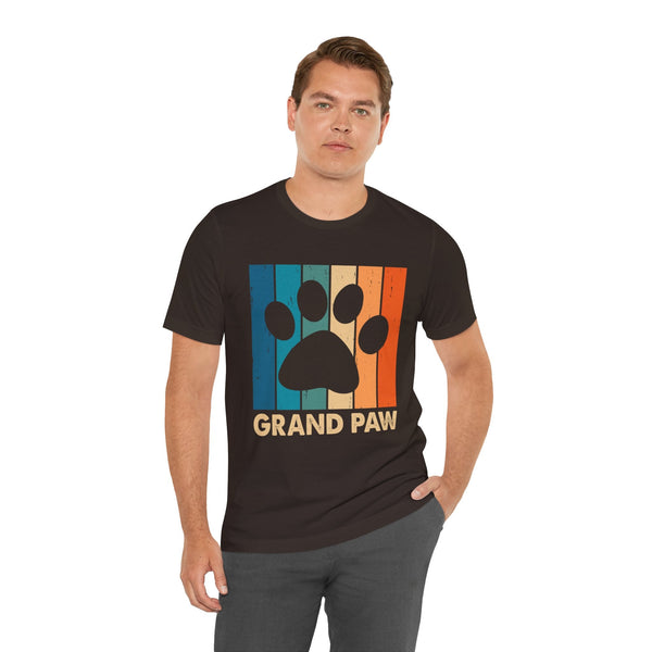 Grand Paw - Dads T-Shirt, Fathers Day Shirt, Dad Birthday Gift, Cool Gift for Dads, Gift for Dad, Husband Gift, Gift