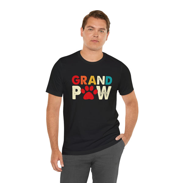 Grand Paw - Dads T-Shirt, Fathers Day Shirt, Dad Birthday Gift, Cool Gift for Dads, Gift for Dad, Husband Gift, Gift