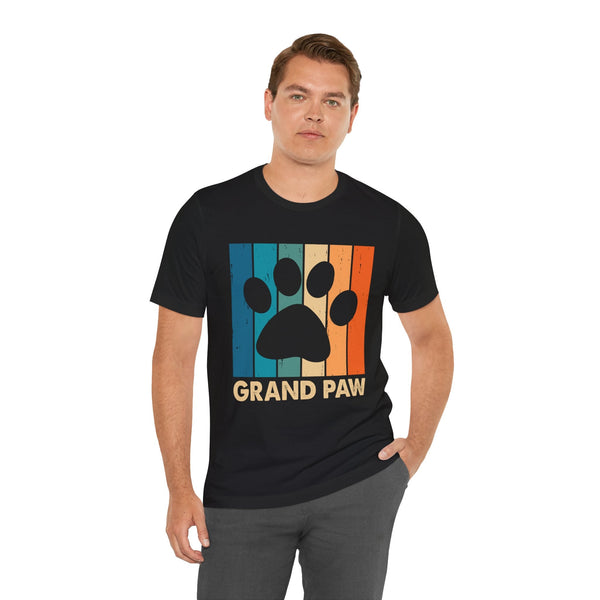 Grand Paw - Dads T-Shirt, Fathers Day Shirt, Dad Birthday Gift, Cool Gift for Dads, Gift for Dad, Husband Gift, Gift