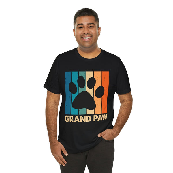 Grand Paw - Dads T-Shirt, Fathers Day Shirt, Dad Birthday Gift, Cool Gift for Dads, Gift for Dad, Husband Gift, Gift
