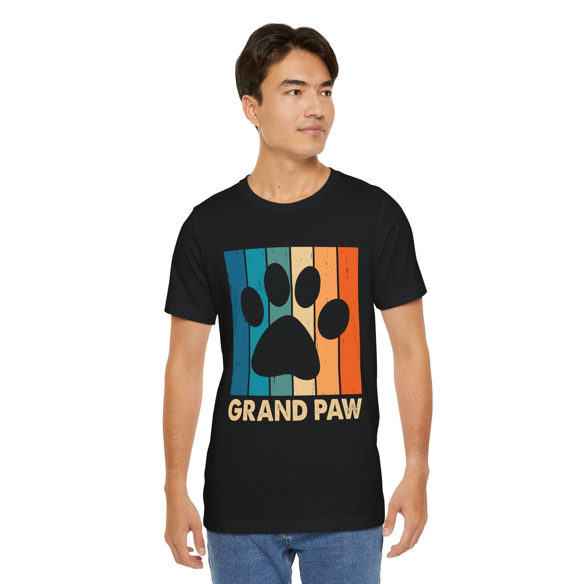 Grand Paw - Dads T-Shirt, Fathers Day Shirt, Dad Birthday Gift, Cool Gift for Dads, Gift for Dad, Husband Gift, Gift