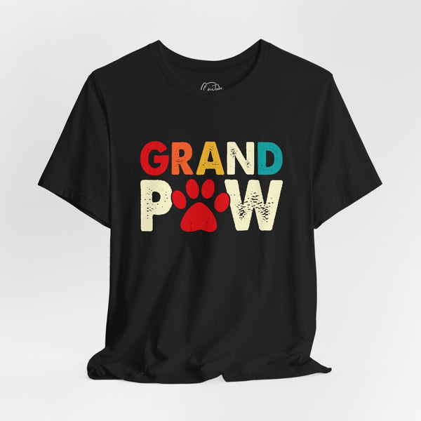 Grand Paw - Dads T-Shirt, Fathers Day Shirt, Dad Birthday Gift, Cool Gift for Dads, Gift for Dad, Husband Gift, Gift