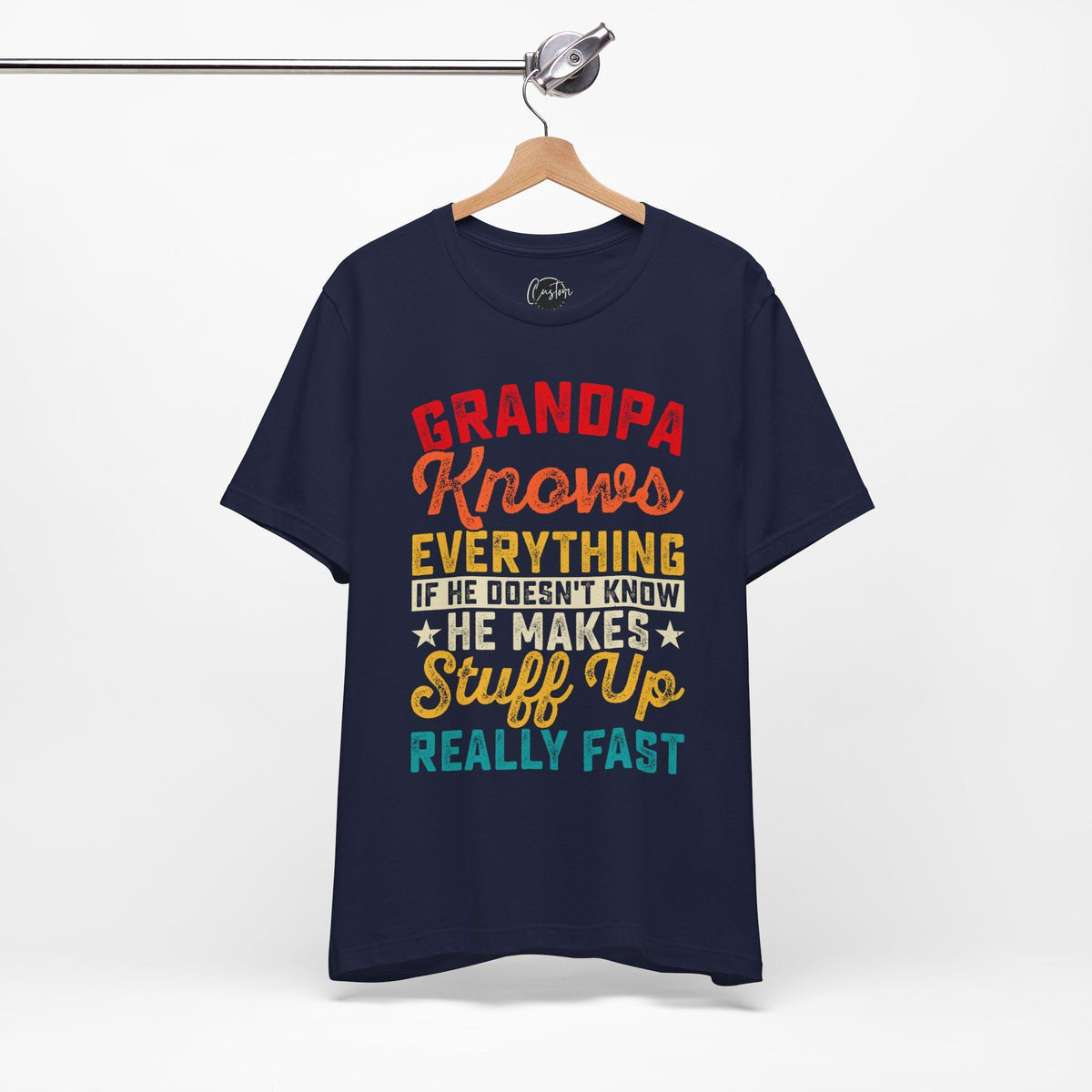 Grandpa Knows Everything - Dads T-Shirt, Fathers Day Shirt, Dad Birthday Gift, Cool Gift for Dads, Gift for Dad,