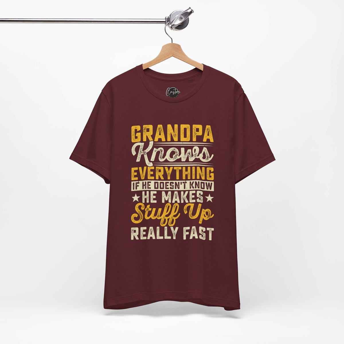 Grandpas Knows Everything - Dads T-Shirt, Fathers Day Shirt, Dad Birthday Gift, Cool Gift for Dads, Gift for Dad,