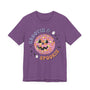 Groovin' & Spookin' - Retro Halloween Disco Ball Graphic T-Shirt