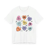 Halloween Candy Hearts - Spooky Babe, Ghoul Crush, Bite Me Halloween Tee