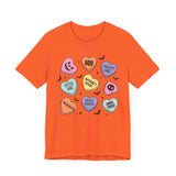 Halloween Candy Hearts - Spooky Babe, Ghoul Crush, Bite Me Halloween Tee