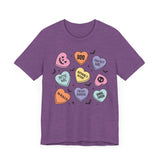 Halloween Candy Hearts - Spooky Babe, Ghoul Crush, Bite Me Halloween Tee