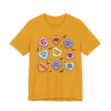 Halloween Candy Hearts - Spooky Babe, Ghoul Crush, Bite Me Halloween Tee