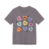 Halloween Candy Hearts - Spooky Babe, Ghoul Crush, Bite Me Halloween Tee