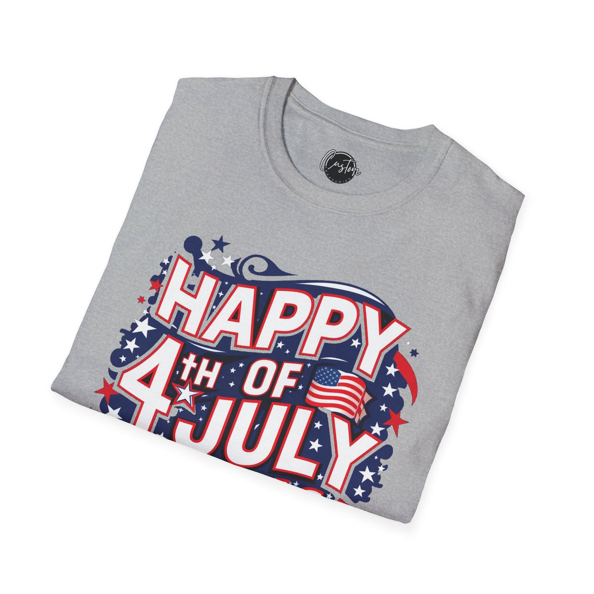 Happy 4th Of July 2024 America - 4th of July shirt, USA flag shirt, Red white blue tee, Patriotic - t-shirt, American