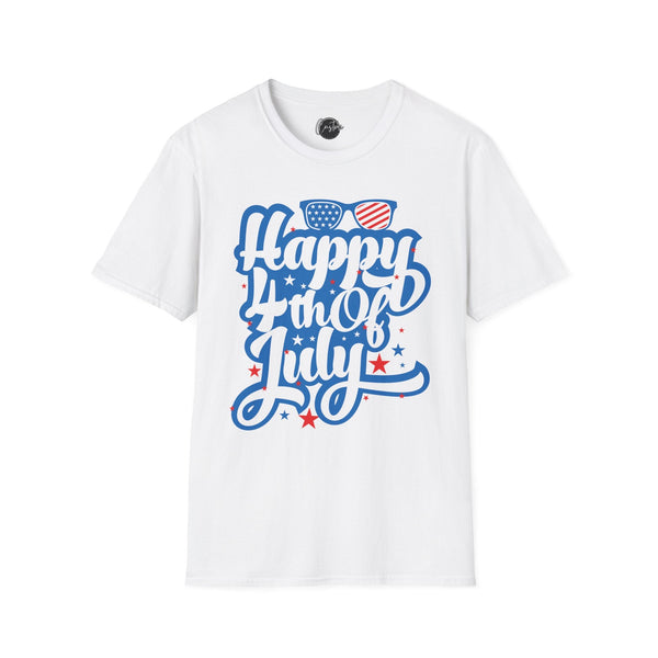 Happy 4th of July - 4th of July shirt, USA flag shirt, Red white blue tee, Patriotic - t-shirt, American pride tee