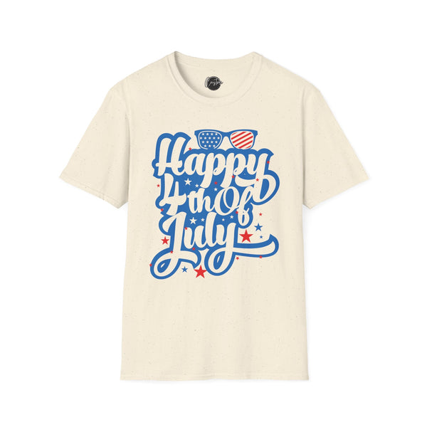 Happy 4th of July - 4th of July shirt, USA flag shirt, Red white blue tee, Patriotic - t-shirt, American pride tee