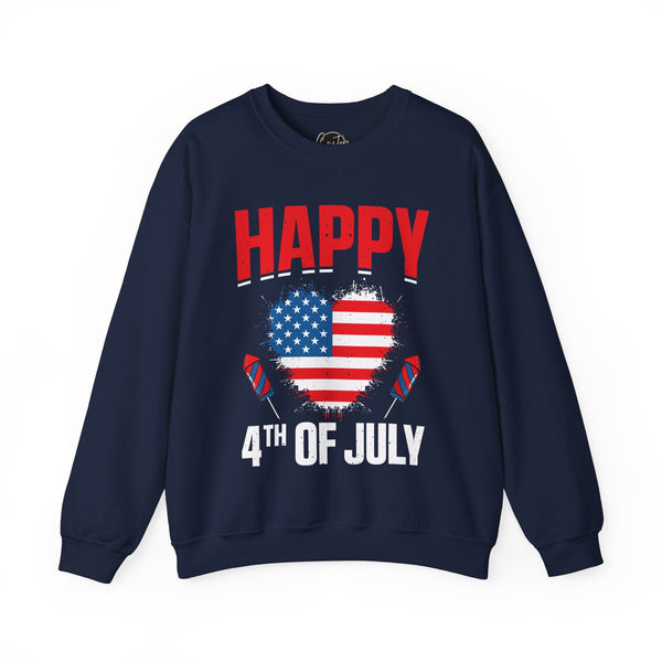 Happy 4th of July Unisex Heavy Blend™ Crewneck Sweatshirt