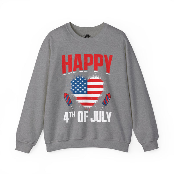 Happy 4th of July Unisex Heavy Blend™ Crewneck Sweatshirt