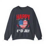 Happy 4th of July Unisex Heavy Blend™ Crewneck Sweatshirt