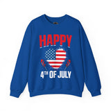 Happy 4th of July Unisex Heavy Blend™ Crewneck Sweatshirt