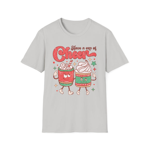 Have a Cup of Cheer – Christmas Hot Cocoa Pair Holiday T-Shirt