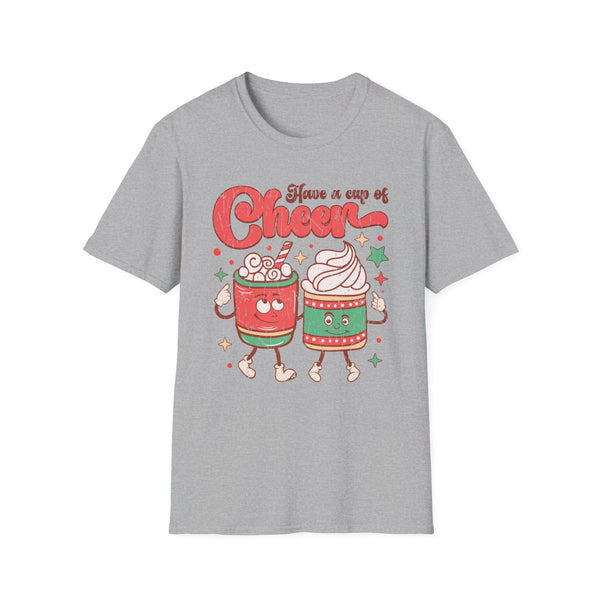 Have a Cup of Cheer – Christmas Hot Cocoa Pair Holiday T-Shirt