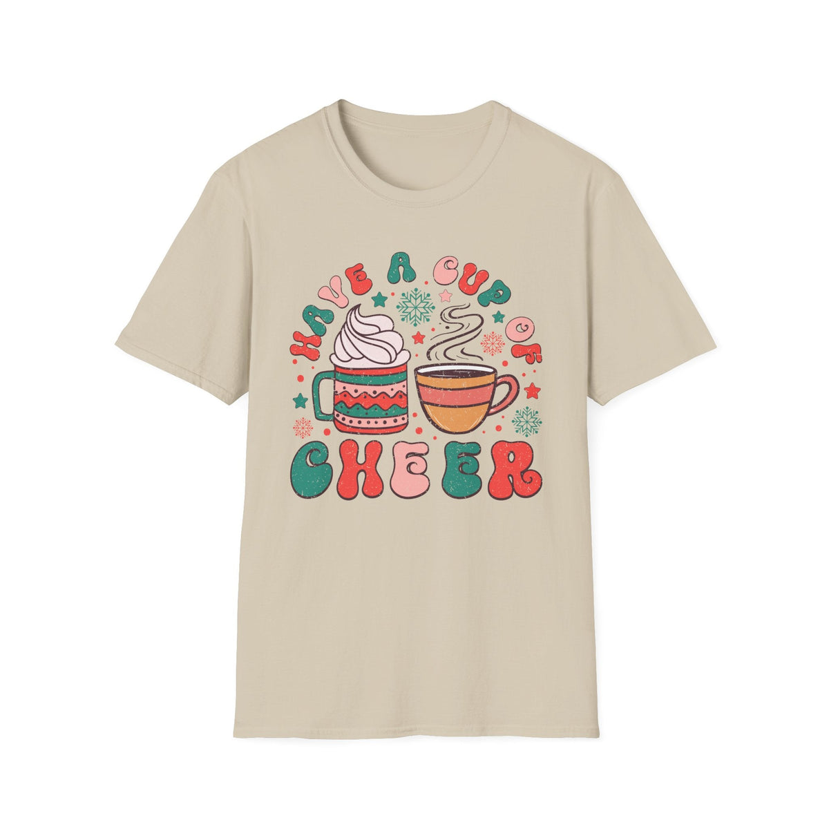 Have a Cup of Cheer Hot Chocolate Graphic Tee - Christmas Drink, Hot Cocoa, Winter Holiday Shirt, Cute Christmas Tee