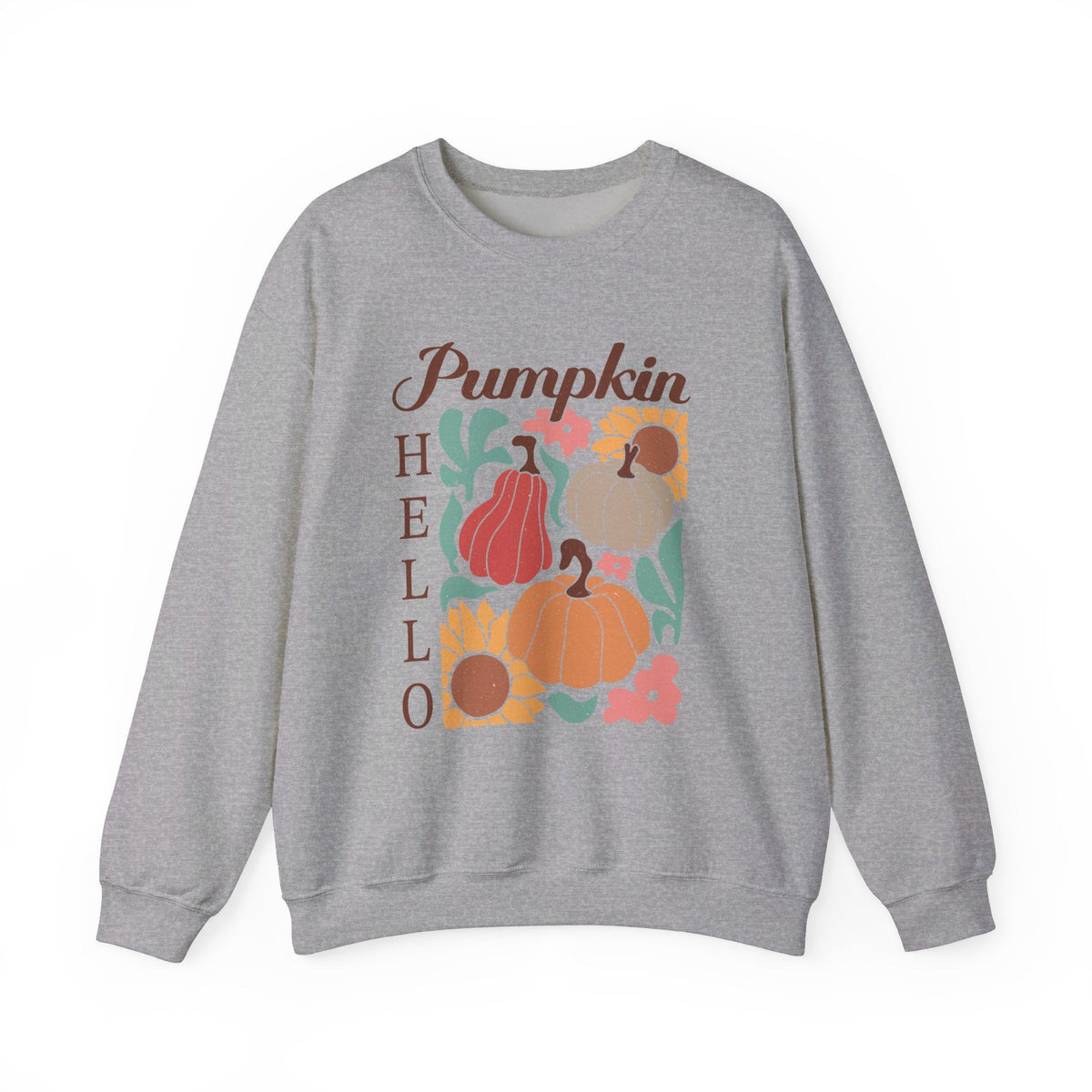 Hello Pumpkin Sweatshirt - Cozy Up for Fall