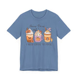 Hocus Pocus I Need Coffee to Focus Halloween Shirt - Witchy Coffee Drinks Graphic Tee