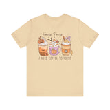 Hocus Pocus I Need Coffee to Focus Halloween Shirt - Witchy Coffee Drinks Graphic Tee