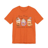 Hocus Pocus I Need Coffee to Focus Halloween Shirt - Witchy Coffee Drinks Graphic Tee