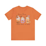 Hocus Pocus I Need Coffee to Focus Halloween Shirt - Witchy Coffee Drinks Graphic Tee