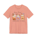 Hocus Pocus I Need Coffee to Focus Halloween Shirt - Witchy Coffee Drinks Graphic Tee