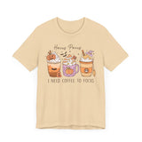 Hocus Pocus I Need Coffee to Focus Halloween Shirt - Witchy Coffee Drinks Graphic Tee