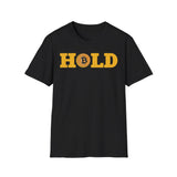 Hold Bitcoin Crypto T-Shirt – Cryptocurrency Shirt for Enthusiasts, Traders, and Meme Lovers