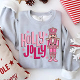 Holly Jolly Christmas T-Shirt - Festive Nutcracker Graphic Tee, Cute Holiday Shirt for Christmas Cheer