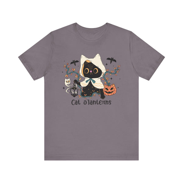 Hooded Ghost Cat – Spooky Halloween Cute Graphic Tee