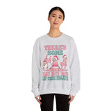 Ho's Ho's Ho's in This House Crewneck Sweatshirt - Funny Santa Christmas Sweater - Holiday Humor